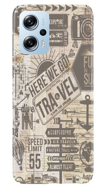 Travel Mobile Back Case for Redmi K50i  (Design - 104)