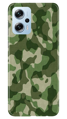 Army Camouflage Mobile Back Case for Redmi K50i  (Design - 106)