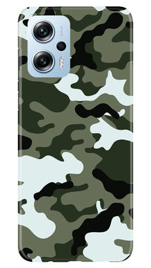 Army Camouflage Mobile Back Case for Redmi K50i  (Design - 108)