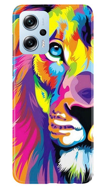 Colorful Lion Mobile Back Case for Redmi K50i  (Design - 110)