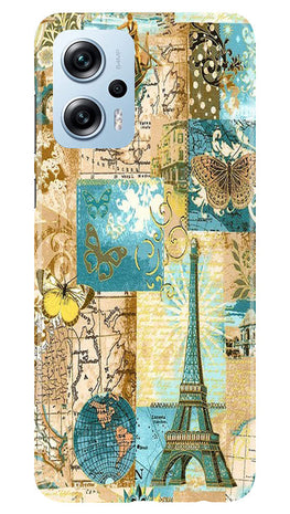 Travel Eiffel Tower Case for Redmi K50i (Design No. 175)