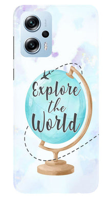 Explore the World Mobile Back Case for Redmi K50i (Design - 176)