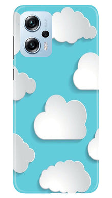 Clouds Mobile Back Case for Redmi K50i (Design - 179)