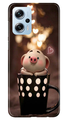 Cute Bunny Mobile Back Case for Redmi K50i (Design - 182)