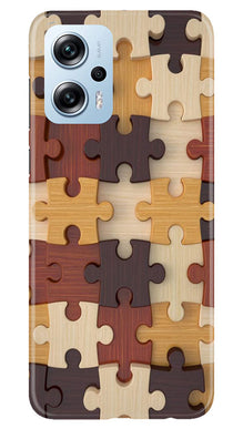 Puzzle Pattern Mobile Back Case for Redmi K50i (Design - 186)
