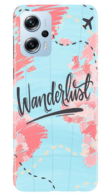 Wonderlust Travel Mobile Back Case for Redmi K50i (Design - 192)