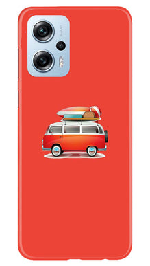 Travel Bus Mobile Back Case for Redmi K50i (Design - 227)
