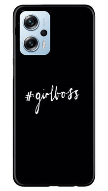 #GirlBoss Mobile Back Case for Redmi K50i (Design - 235)