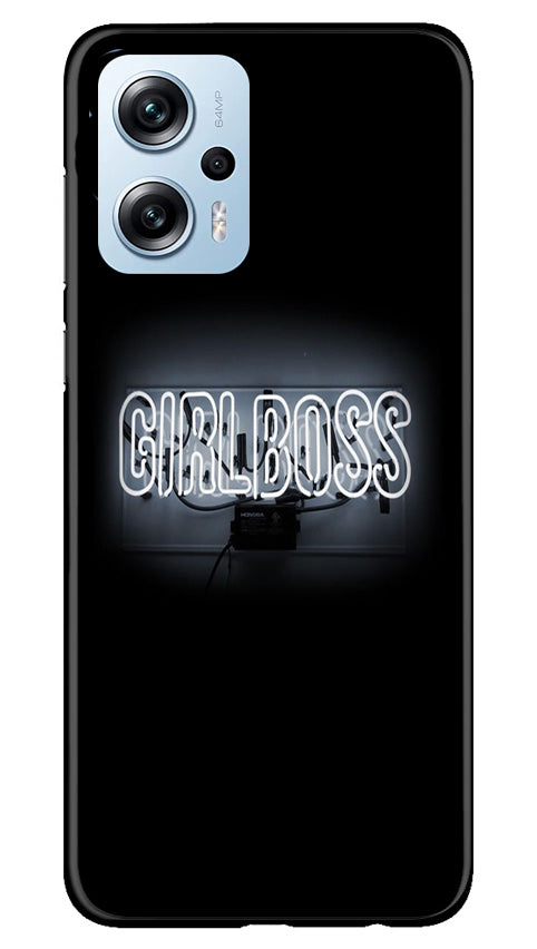 Girl Boss Black Case for Redmi K50i (Design No. 237)