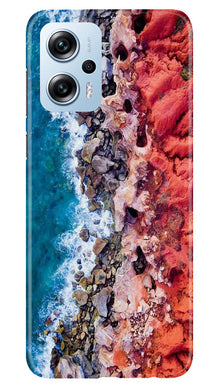 Sea Shore Mobile Back Case for Redmi K50i (Design - 242)