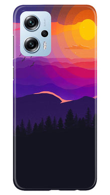 Sun Set Mobile Back Case for Redmi K50i (Design - 248)