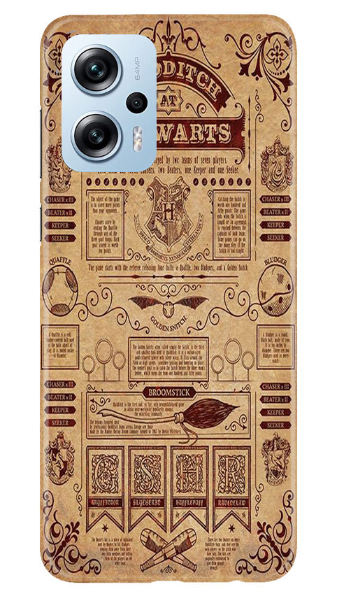 Hogwarts Mobile Back Case for Redmi K50i (Design - 266)
