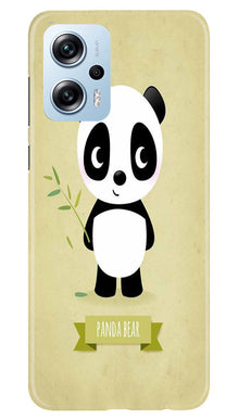 Panda Bear Mobile Back Case for Redmi K50i (Design - 279)