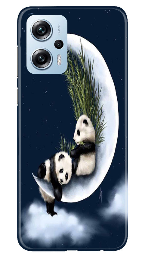 Panda Moon Mobile Back Case for Redmi K50i (Design - 280)