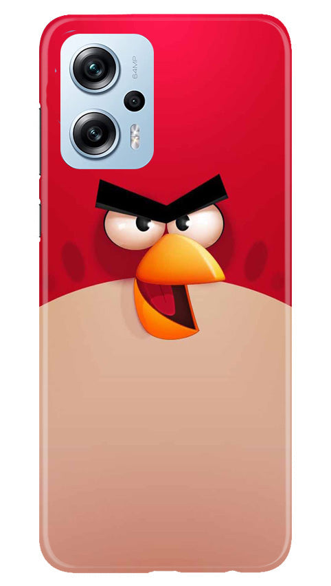 Angry Bird Red Mobile Back Case for Redmi K50i (Design - 287)