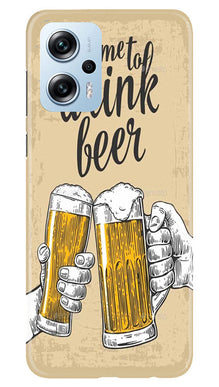Drink Beer Mobile Back Case for Redmi K50i (Design - 290)