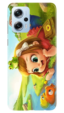 Baby Girl Mobile Back Case for Redmi K50i (Design - 301)