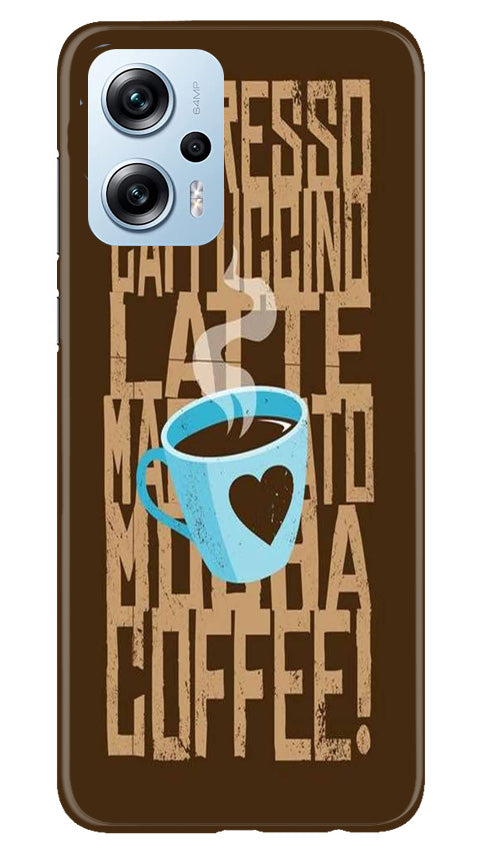 Love Coffee Mobile Back Case for Redmi K50i (Design - 311)