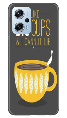 Big Cups Coffee Mobile Back Case for Redmi K50i (Design - 312)
