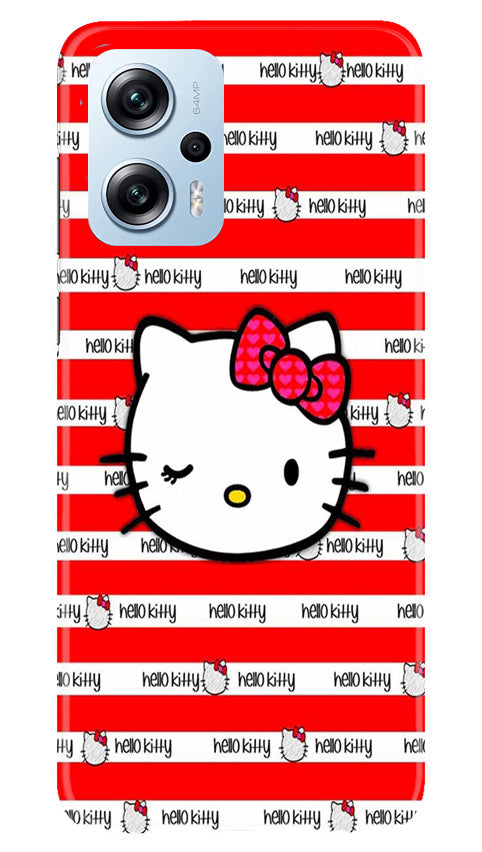 Hello Kitty Mobile Back Case for Redmi K50i (Design - 323)