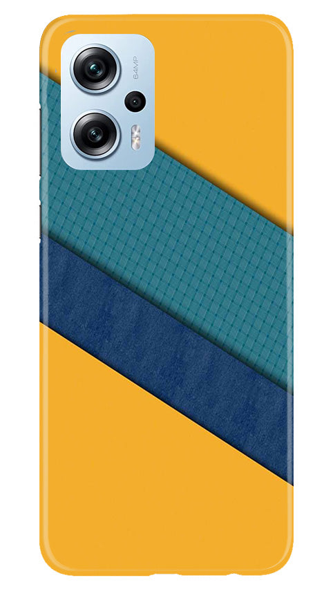 Diagonal Pattern Mobile Back Case for Redmi K50i (Design - 329)
