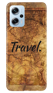 Travel Mobile Back Case for Redmi K50i (Design - 334)