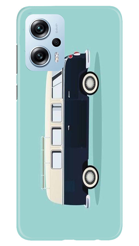 Travel Bus Mobile Back Case for Redmi K50i (Design - 338)