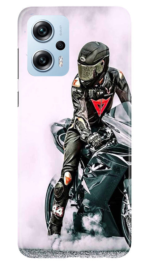 Biker Mobile Back Case for Redmi K50i (Design - 342)