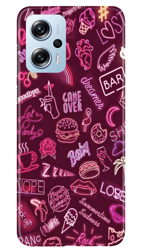 Party Theme Mobile Back Case for Redmi K50i (Design - 350)