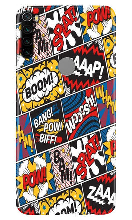 Boom Mobile Back Case for Xiaomi Redmi Note 8 (Design - 302)