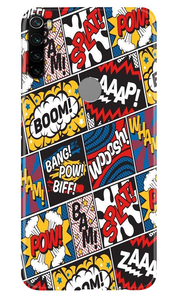 Boom Mobile Back Case for Xiaomi Redmi Note 8 (Design - 302)