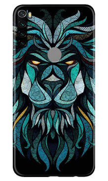 Lion Mobile Back Case for Xiaomi Redmi Note 8 (Design - 314)
