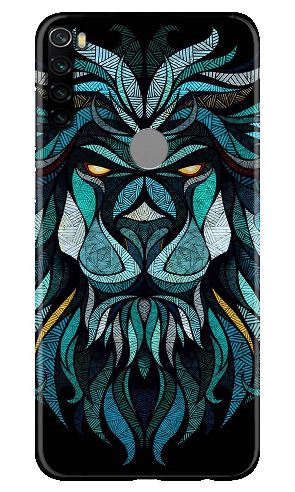 Lion Mobile Back Case for Xiaomi Redmi Note 8 (Design - 314)