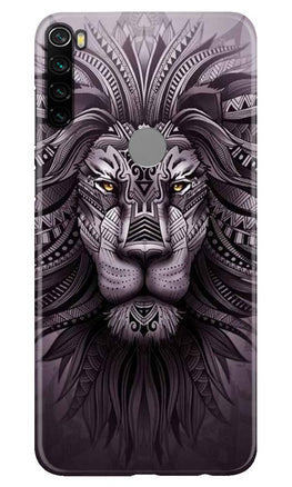 Lion Mobile Back Case for Xiaomi Redmi Note 8 (Design - 315)