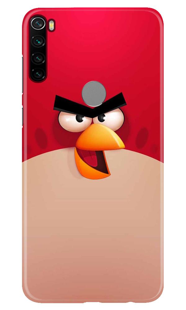 Angry Bird Red Mobile Back Case for Xiaomi Redmi Note 8 (Design - 325)