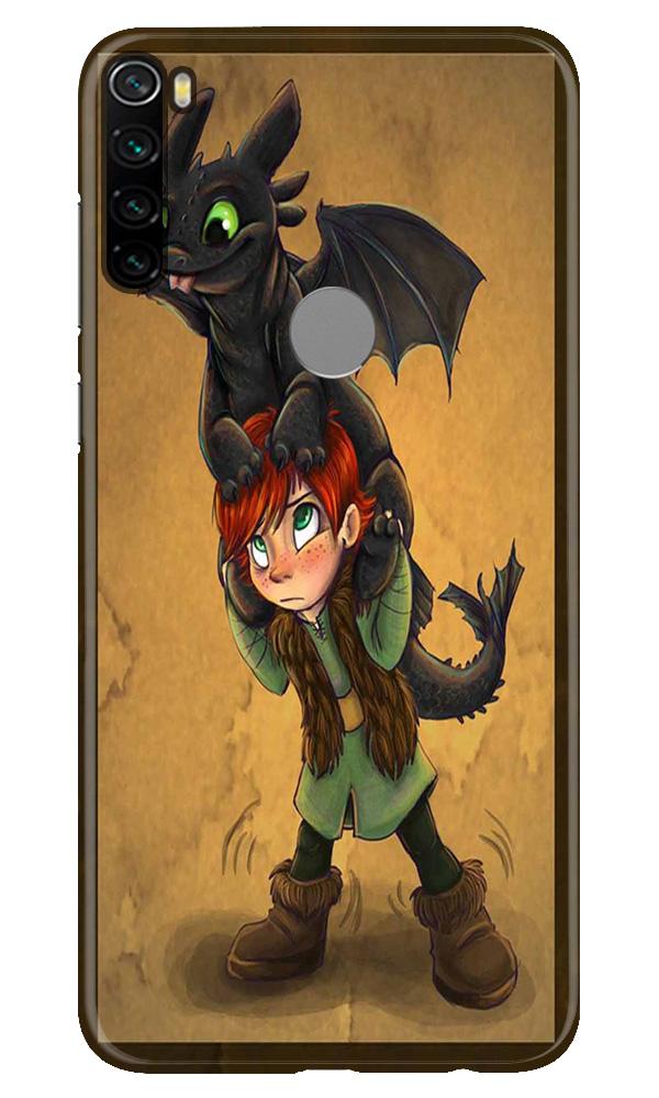 Dragon Mobile Back Case for Xiaomi Redmi Note 8 (Design - 336)