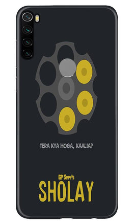 Sholay Mobile Back Case for Xiaomi Redmi Note 8 (Design - 356)