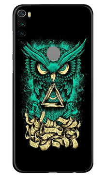 Owl Mobile Back Case for Xiaomi Redmi Note 8 (Design - 358)