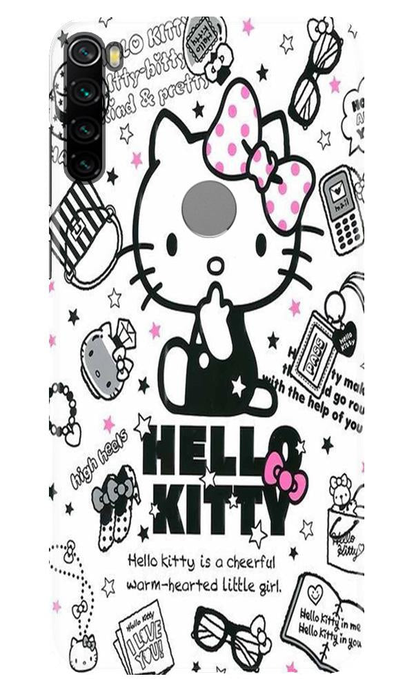 Hello Kitty Mobile Back Case for Xiaomi Redmi Note 8 (Design - 361)