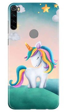 Unicorn Mobile Back Case for Xiaomi Redmi Note 8 (Design - 366)