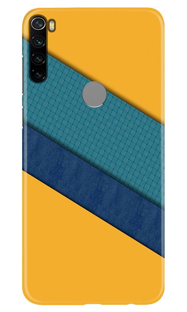 Diagonal Pattern Mobile Back Case for Xiaomi Redmi Note 8 (Design - 370)