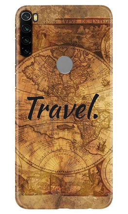 Travel Mobile Back Case for Xiaomi Redmi Note 8 (Design - 375)