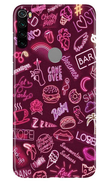 Party Theme Mobile Back Case for Xiaomi Redmi Note 8 (Design - 392)
