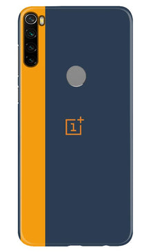 Oneplus Logo Mobile Back Case for Xiaomi Redmi Note 8 (Design - 395)