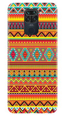Zigzag line pattern Mobile Back Case for Redmi Note 9 (Design - 4)