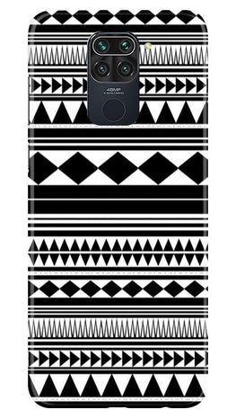 Black white Pattern Case for Redmi Note 9