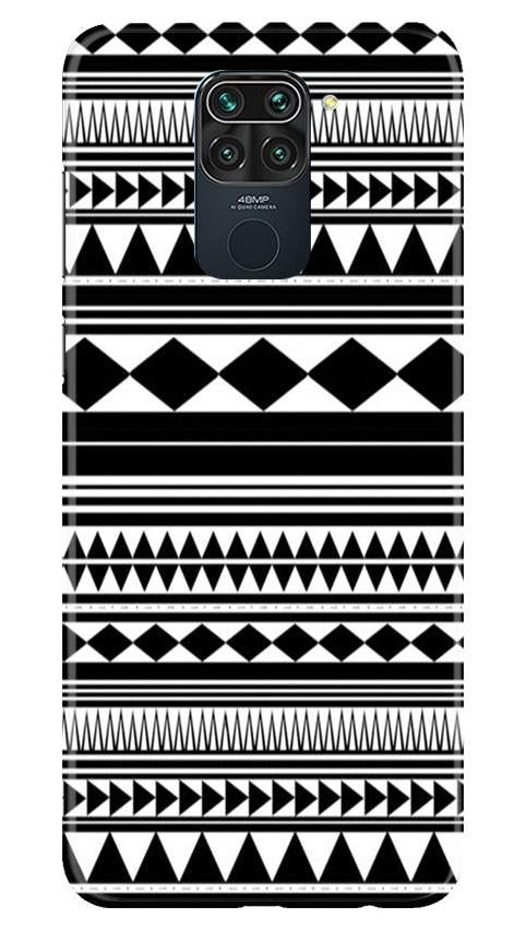 Black white Pattern Case for Redmi Note 9