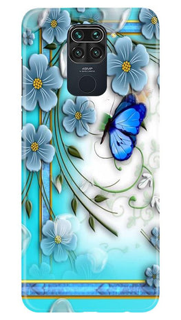 Blue Butterfly Case for Redmi Note 9