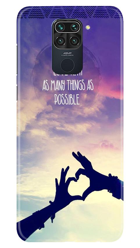 Fall in love Case for Redmi Note 9