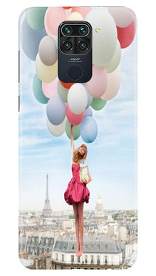 Girl with Baloon Mobile Back Case for Redmi Note 9 (Design - 84)